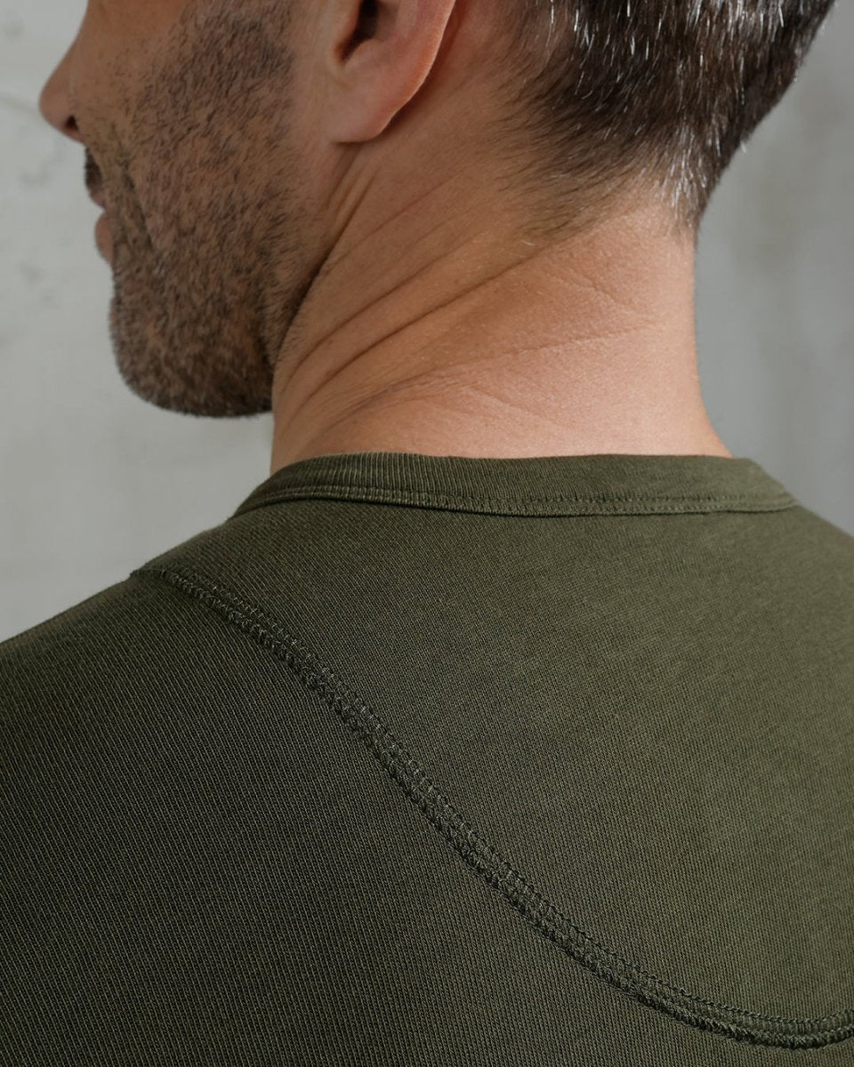 Pike Brothers 1927 Henley Shirt Mojave Green | Veloce Club