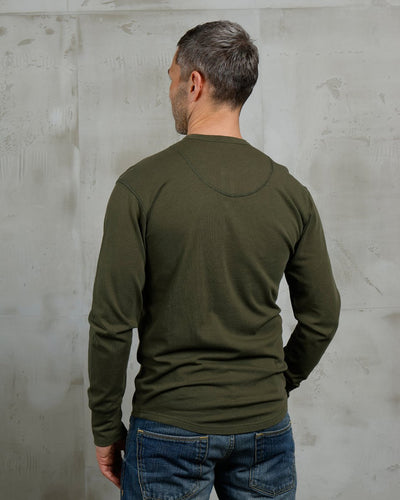 Pike Brothers 1927 Henley Shirt Mojave Green | Veloce Club