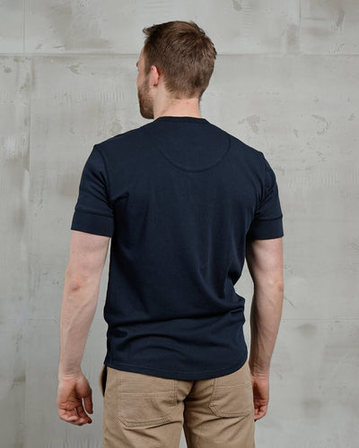 Pike Brothers 1927 Henley Short Sleeve Mojave Blue | Veloce Club