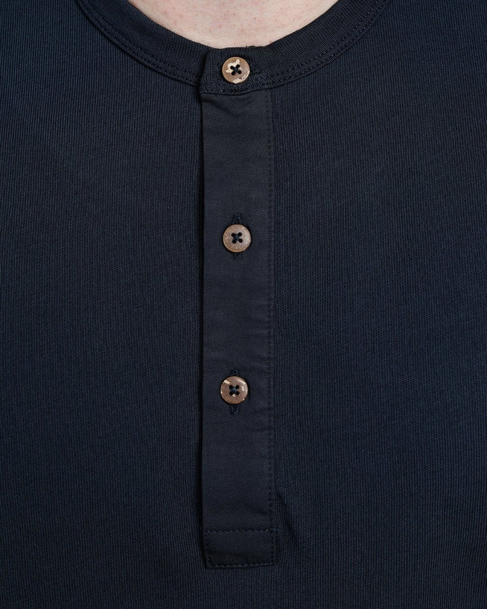 Pike Brothers 1927 Henley Short Sleeve Mojave Blue | Veloce Club