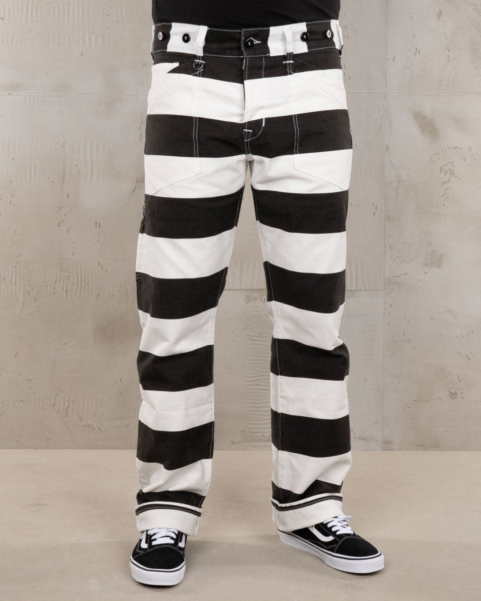 Pike Brothers 1936 Chopper Pant Alcatraz White - available at Veloce Club