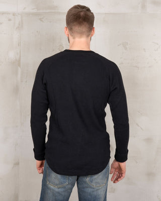 Pike Brothers 1936 Waffle Shirt Black - available at Veloce Club
