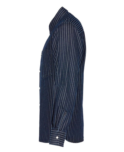 Pike Brothers 1937 Roamer Shirt Blue Wabash Denim - available at Veloce Club