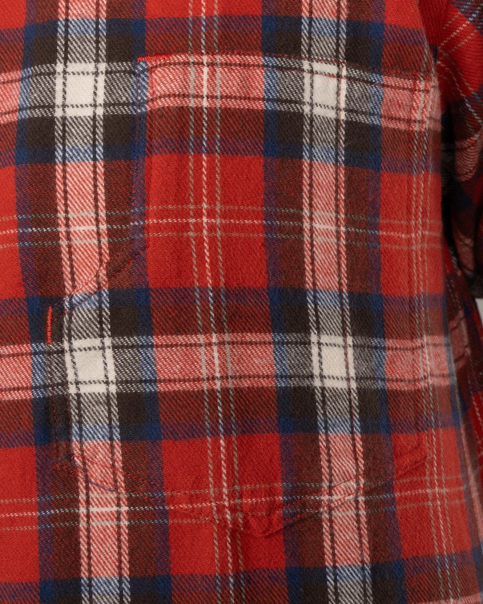 Pike Brothers 1937 Roamer Shirt Red Flannel - available at Veloce Club