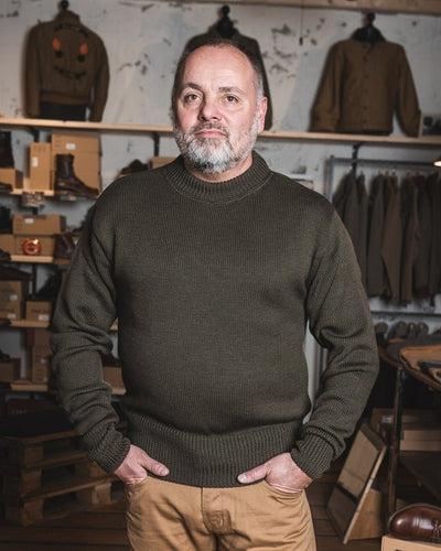 Pike Brothers 1941 USN Seaman Sweater Olive