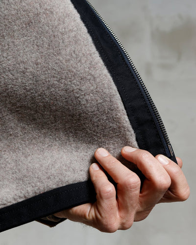 Pike Brothers 1942 Vest Waxed Navy - available at Veloce Club