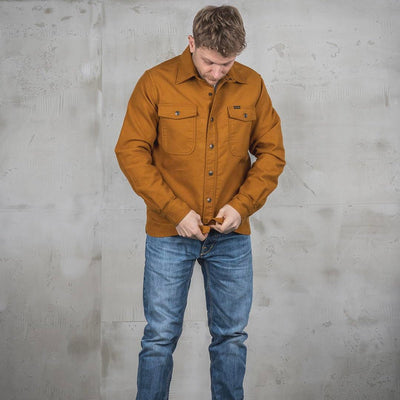 Pike Brothers 1943 CPO Moleskin Mustard - available at Veloce Club