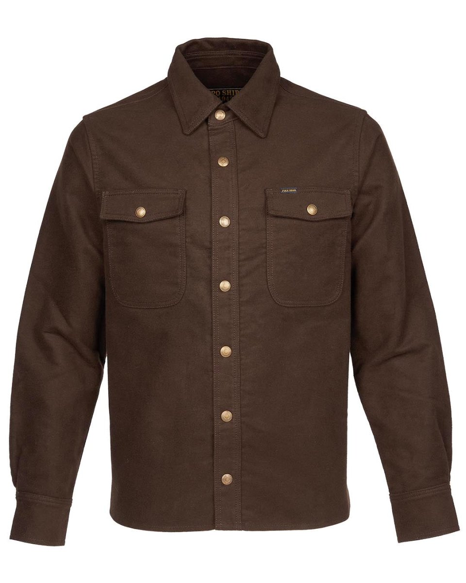Pike Brothers 1943 CPO Moleskin Soil Brown - available at Veloce Club