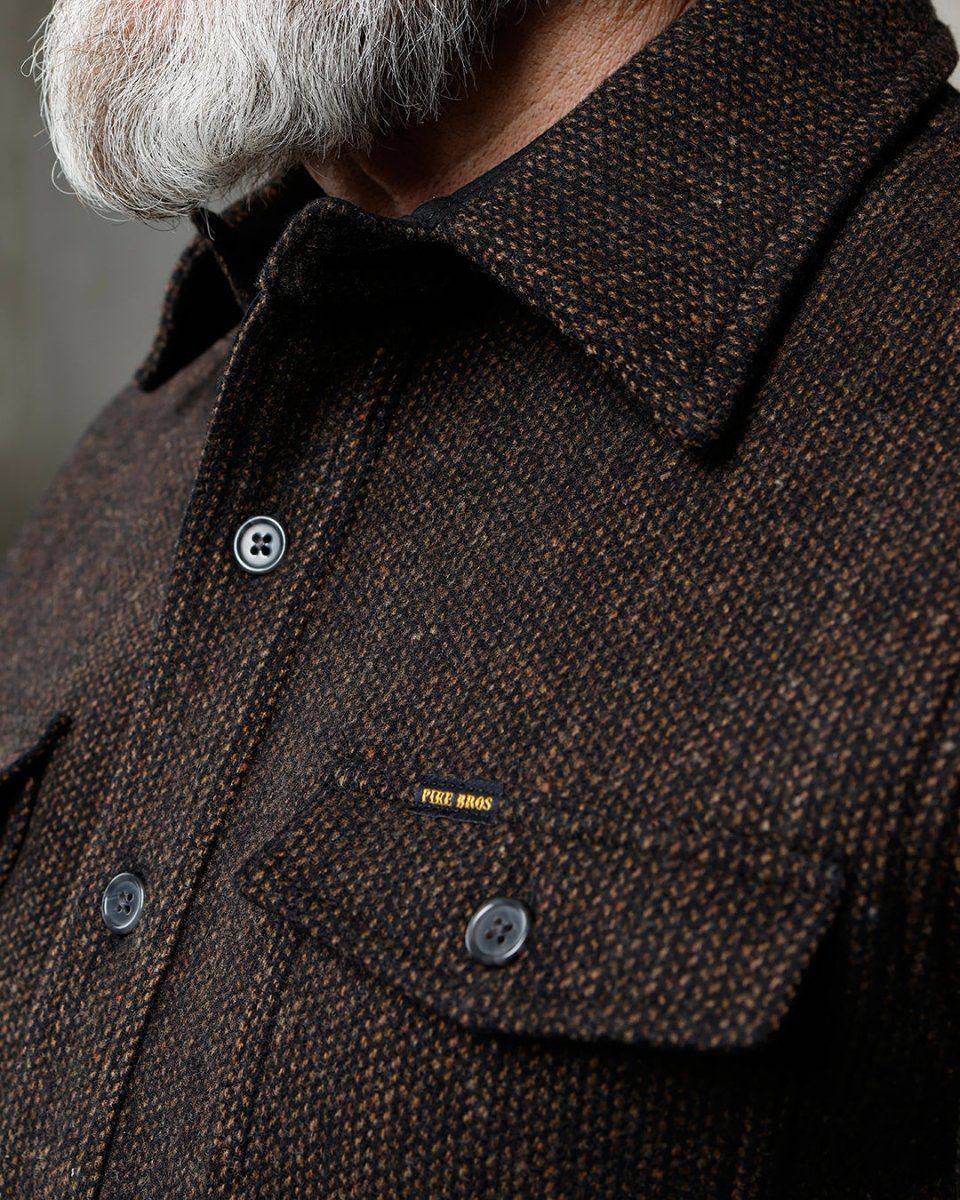 Pike Brothers 1943 CPO Shirt Atlanta Brown | Veloce Club
