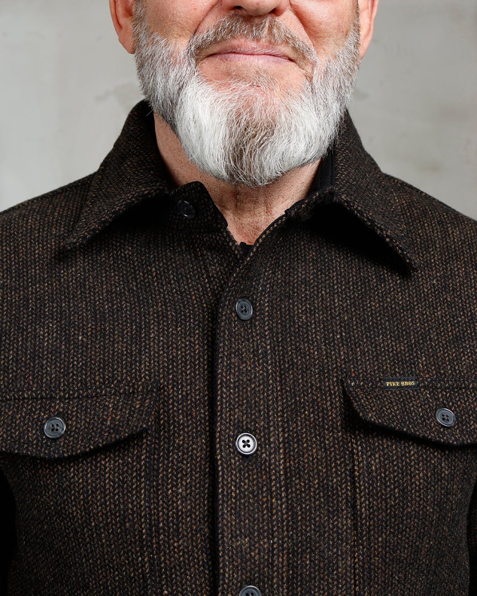 Pike Brothers 1943 CPO Shirt Atlanta Brown | Veloce Club