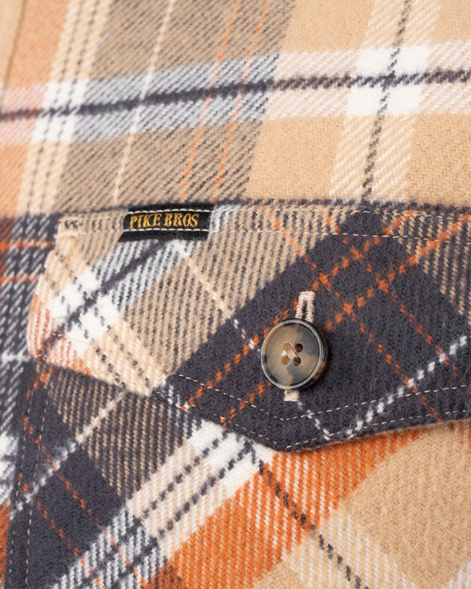 Pike Brothers 1943 CPO Shirt Barrow Orange | Veloce Club