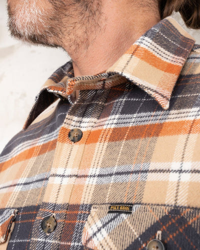 Pike Brothers 1943 CPO Shirt Barrow Orange | Veloce Club