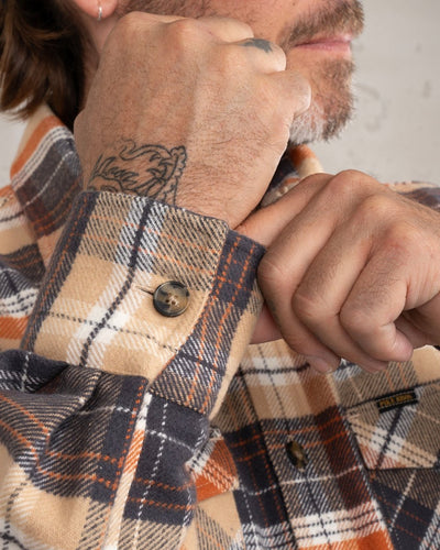 Pike Brothers 1943 CPO Shirt Barrow Orange | Veloce Club