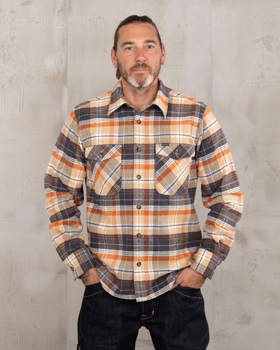 Pike Brothers 1943 CPO Shirt Barrow Orange | Veloce Club