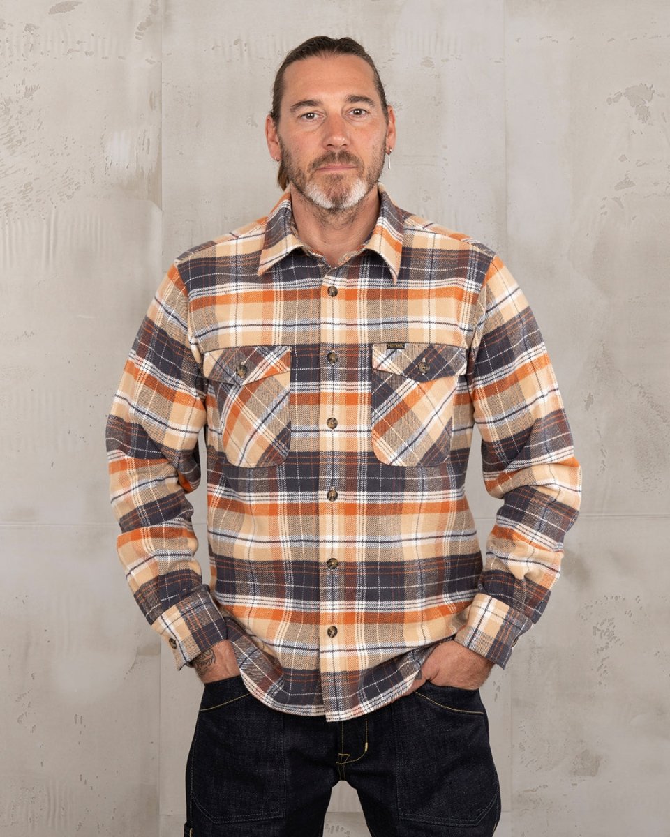 Pike Brothers 1943 CPO Shirt Barrow Orange | Veloce Club