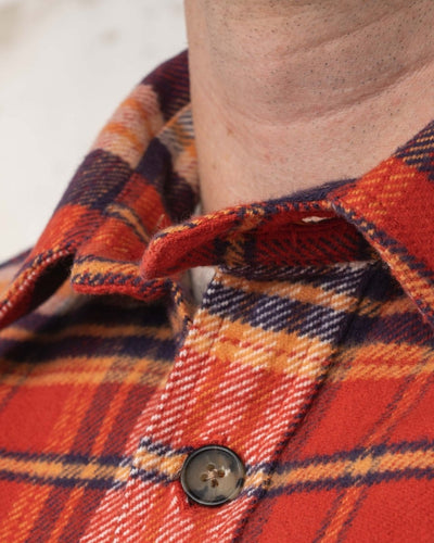 Pike Brothers 1943 CPO Shirt Barrow Red | Veloce Club