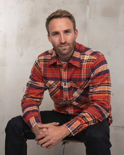 Pike Brothers 1943 CPO Shirt Barrow Red | Veloce Club