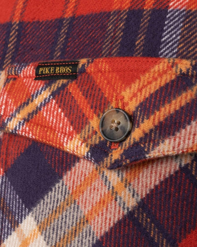 Pike Brothers 1943 CPO Shirt Barrow Red | Veloce Club
