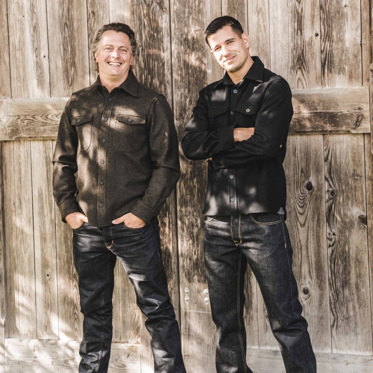 Pike Brothers 1943 CPO Shirt - Black Wool - available at Veloce Club