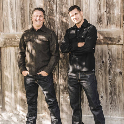 Pike Brothers 1943 CPO Shirt - Black Wool - available at Veloce Club