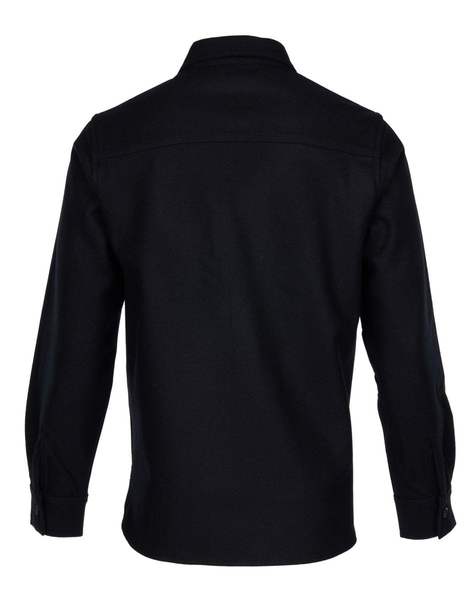 Pike Brothers 1943 CPO Shirt - Black Wool - available at Veloce Club