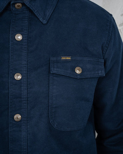 Pike Brothers 1943 CPO Shirt Moleskin Navy