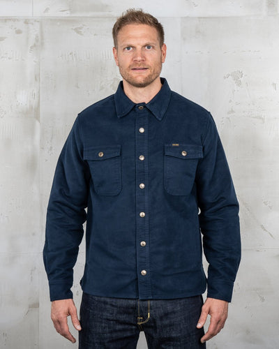 Pike Brothers 1943 CPO Shirt Moleskin Navy