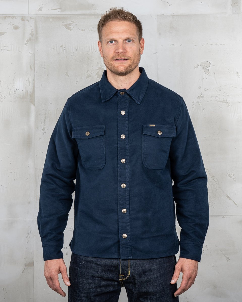 Pike Brothers 1943 CPO Shirt Moleskin Navy