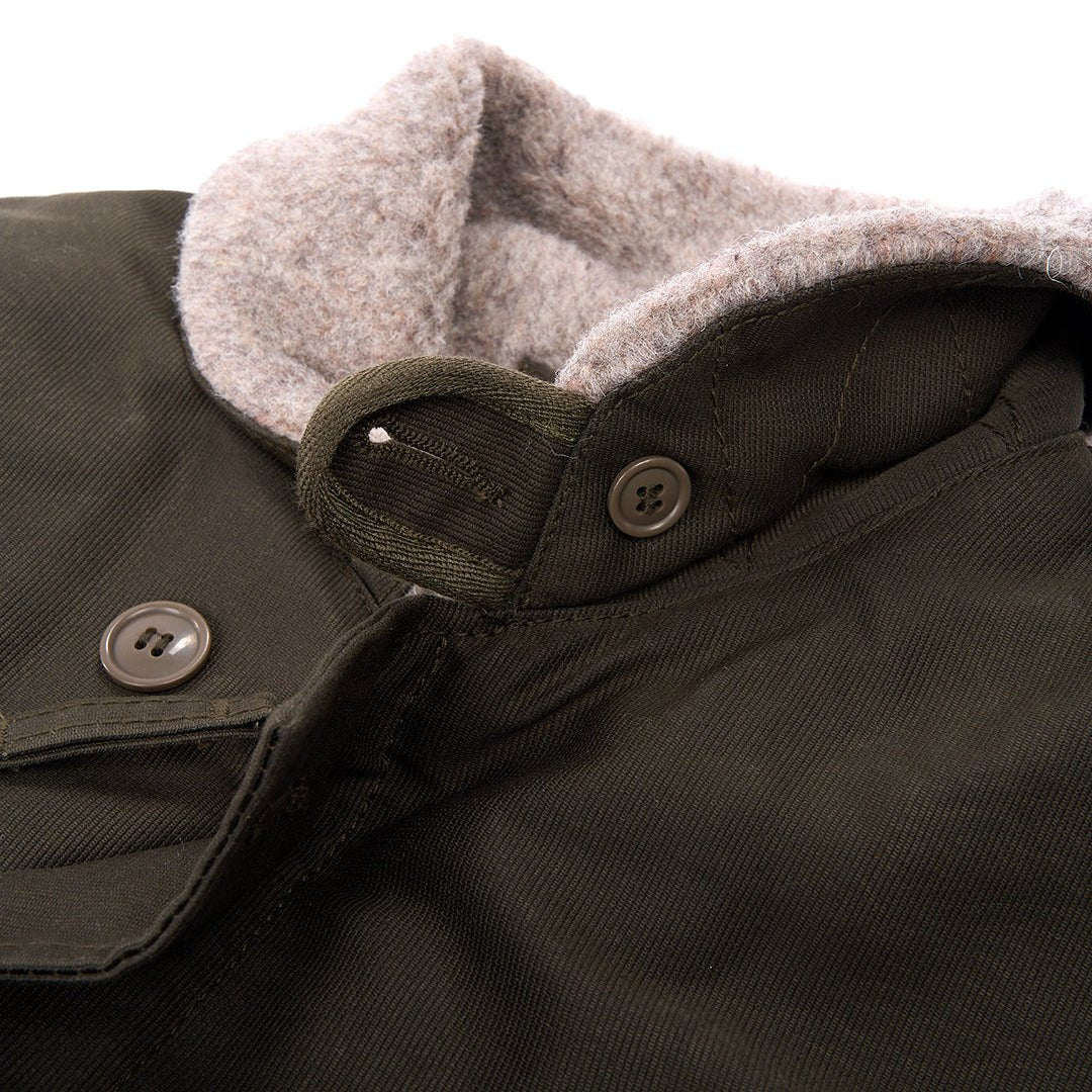 Pike Brothers 1944 N1 Deck Jacket Waxed Olive - available at Veloce Club