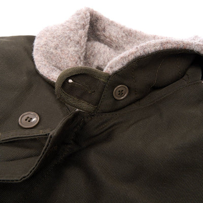 Pike Brothers 1944 N1 Deck Jacket Waxed Olive - available at Veloce Club
