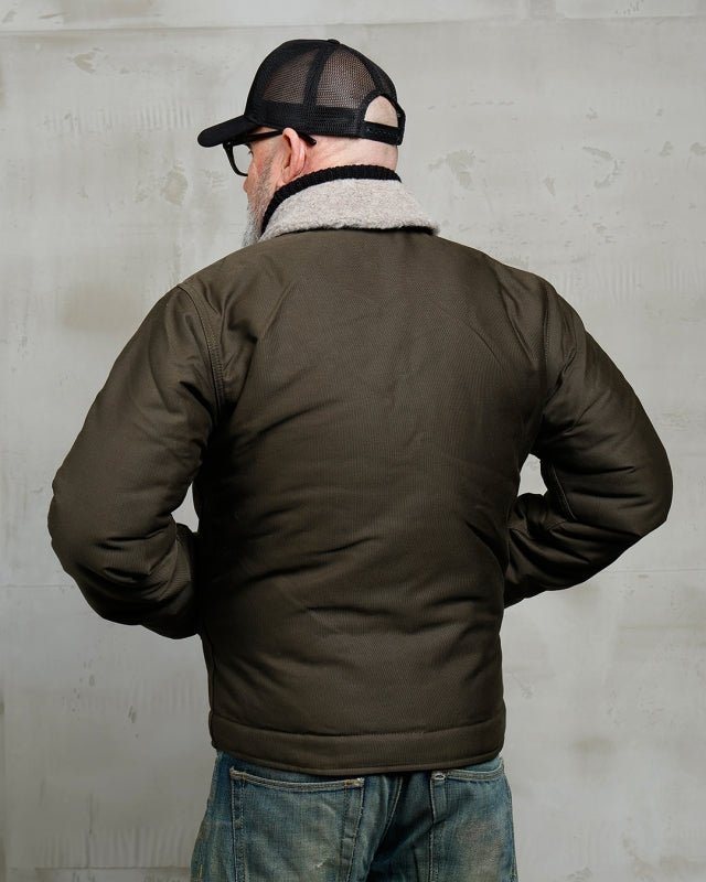 Pike Brothers 1944 N1 Deck Jacket Waxed Olive | Veloce Club