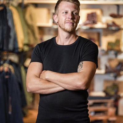 Pike Brothers 1947 Round Neck T-shirt Set Black - available at Veloce Club