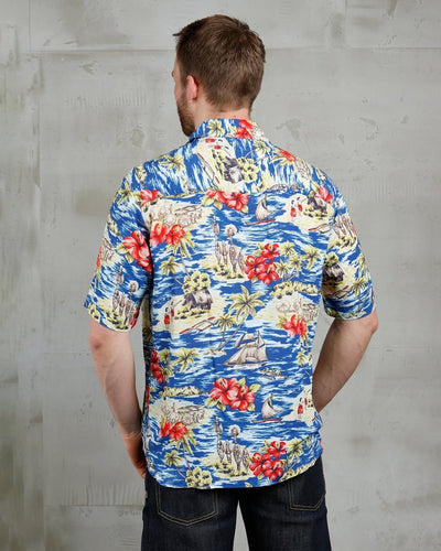 Pike Brothers 1948 Surf Shirt Random Blue | Veloce Club