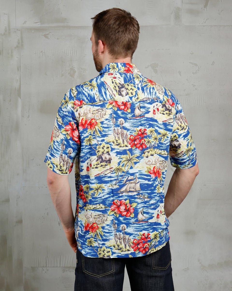 Pike Brothers 1948 Surf Shirt Random Blue | Veloce Club