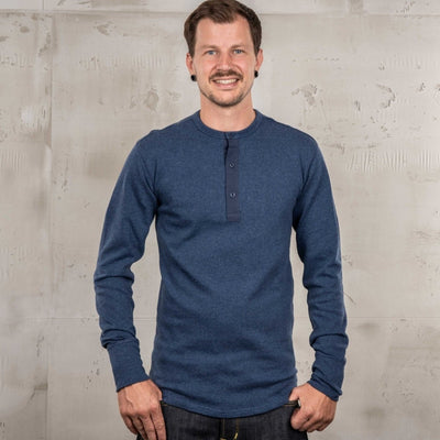 Pike Brothers 1954 Utility Shirt Indigo Melange - available at Veloce Club