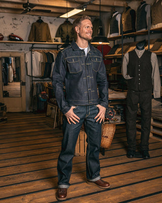Pike Brothers 1958 Roamer Jacket 15oz indigo - available at Veloce Club