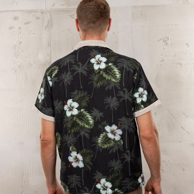 Pike Brothers 1961 Cabana Shirt Entrega Black - available at Veloce Club