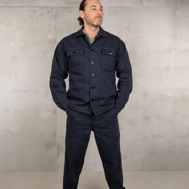 Pike Brothers 1962 OG - 107 Shirt Navy - available at Veloce Club