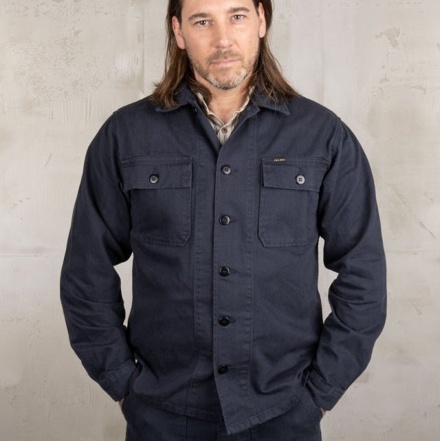 Pike Brothers 1962 OG - 107 Shirt Navy - available at Veloce Club