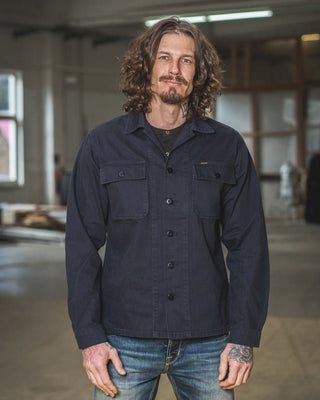 Pike Brothers 1962 OG - 107 Shirt Navy - available at Veloce Club