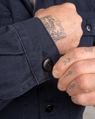 Pike Brothers 1962 OG - 107 Shirt Navy - available at Veloce Club