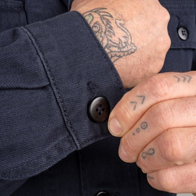 Pike Brothers 1962 OG - 107 Shirt Navy - available at Veloce Club