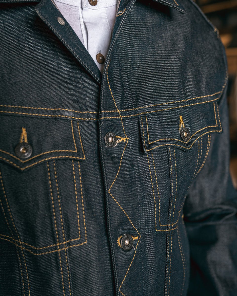 Pike Brothers 1963 Roamer Jacket 11oz metal - available at Veloce Club