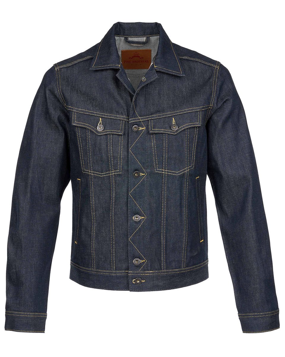 Pike Brothers 1963 Roamer Jacket 11oz metal - available at Veloce Club