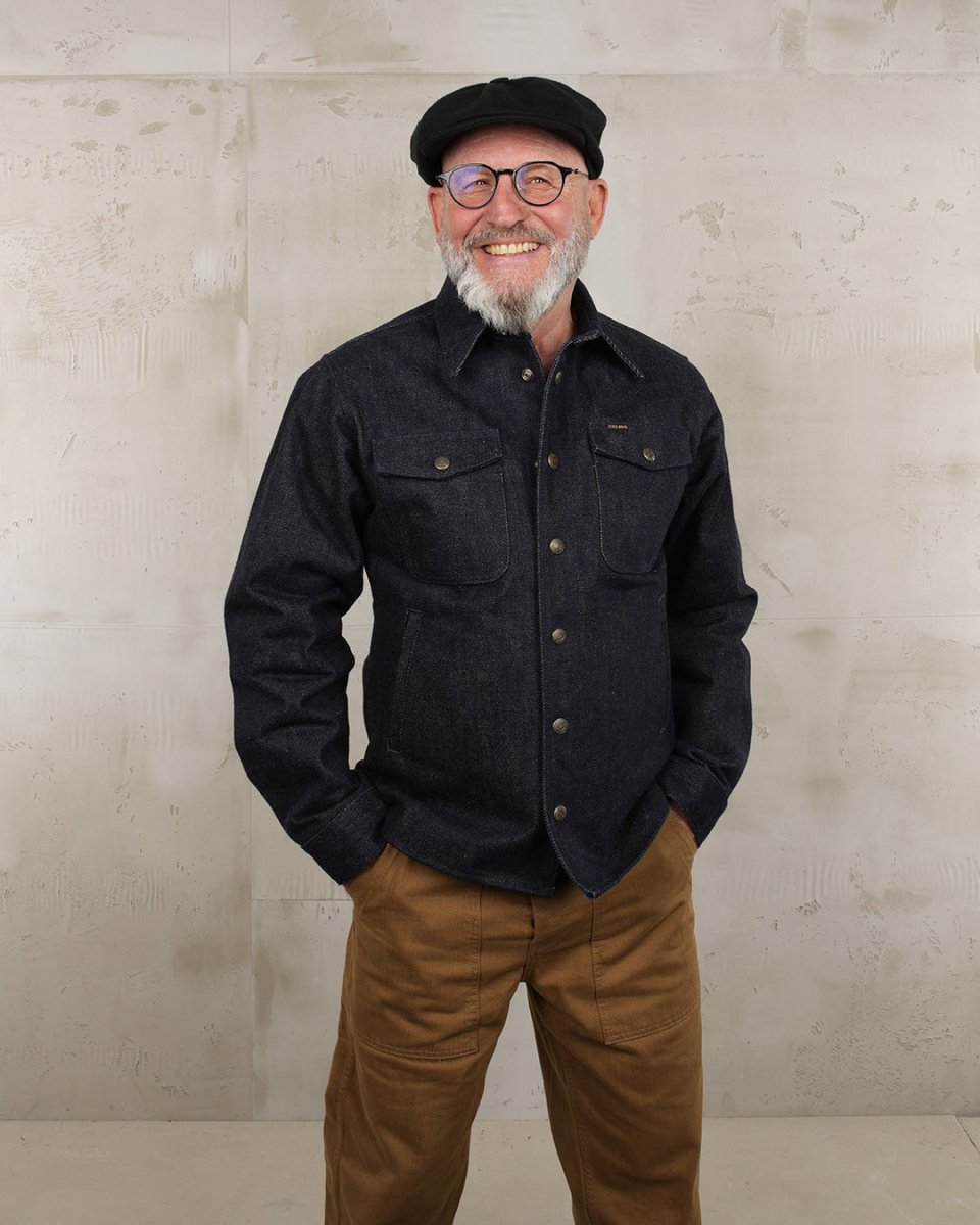 Pike Brothers 1967 CPO Shirt 21oz Denim Indigo | Veloce Club