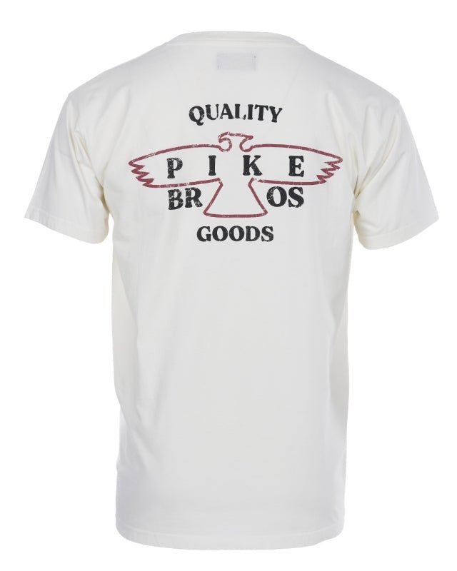 Pike Brothers 1969 Sports T-shirt Eagle White - available at Veloce Club
