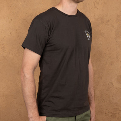 Pike Brothers 1969 Sports T-shirt Jolly Roger Black - available at Veloce Club