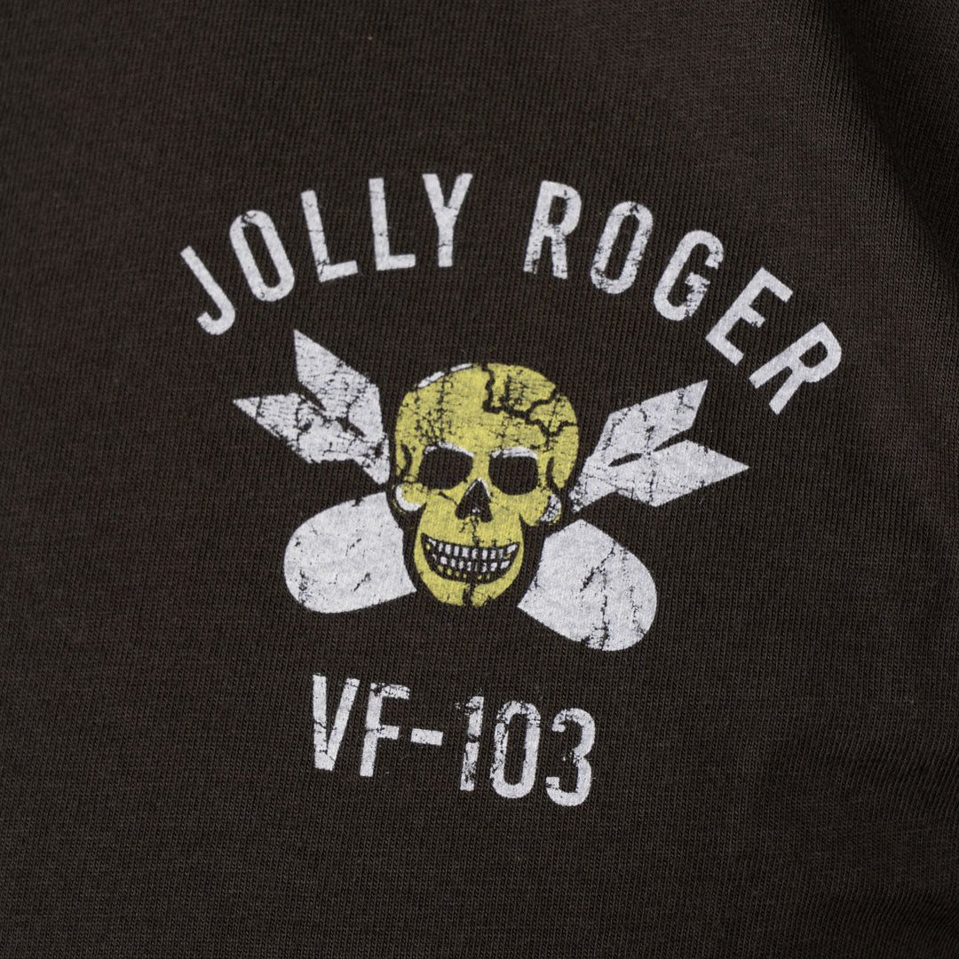 Pike Brothers 1969 Sports T-shirt Jolly Roger Black - available at Veloce Club