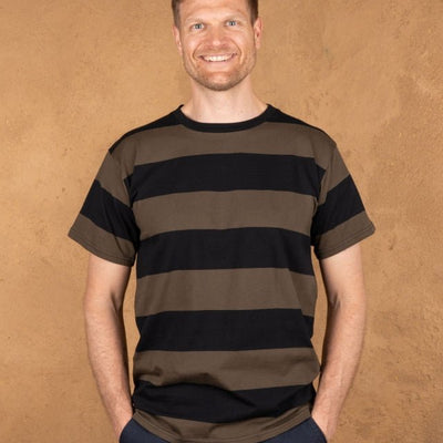 Pike Brothers 1969 Sports T-shirt Rockledge Olive - available at Veloce Club