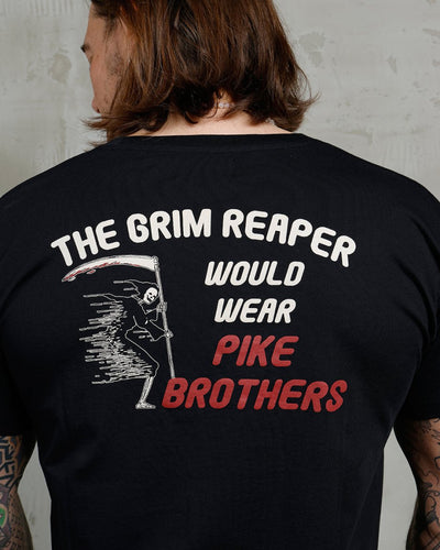 Pike Brothers 1969 Sports Tee Grim Reaper Black | Veloce Club